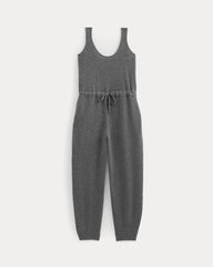 Cashmere Lounge Jumpsuit | Heather Charcoal
