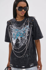 KNOCK YOURSELF OUT DISTRESSED TEE