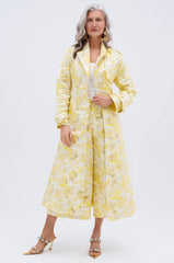 NO EXPECTATIONS BROCADE TRENCH