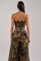 LOTUS BROCADE CORSET