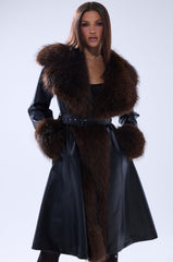 MAIN SQUEEZE FUR TRIM TRENCH