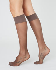 2-Pack Elin Premium Knee-Highs | Dark Brown