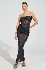 GONE VIRAL SHEER MAXI DRESS