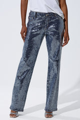 ASHTON SEQUIN DENIM PANT