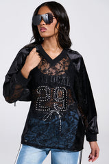 KIKI LACE JERSEY