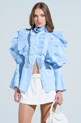 KAREN BUTTON DOWN BLOUSE
