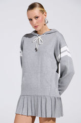 BETTER OFF SWEATER JERSEY DRESS