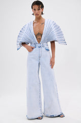 BORN TO STAND OUT DENIM JUMPSUIT