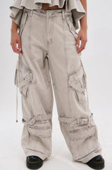 KARA DENIM CARGO PANT