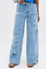 DOWN FOR WHATEVER RELAXED DENIM