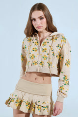 ONE TOO MANY TIMES ZIP UP SWEATSHIRT