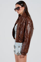 EYES OF THE NIGHT PUFFER JACKET