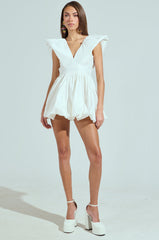 FAR GONE WHITE MINI DRESS