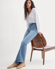 High-Rise Slim Bootcut Jean | Tungsten Bright