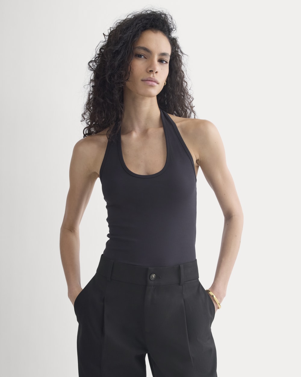 Halter Tank | Black