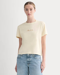 Everlane x The Laufey Foundation Box-Cut Tee | Bone