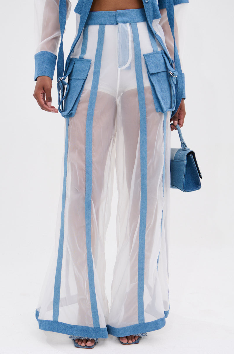 CELINE WIDE LEG TROUSER