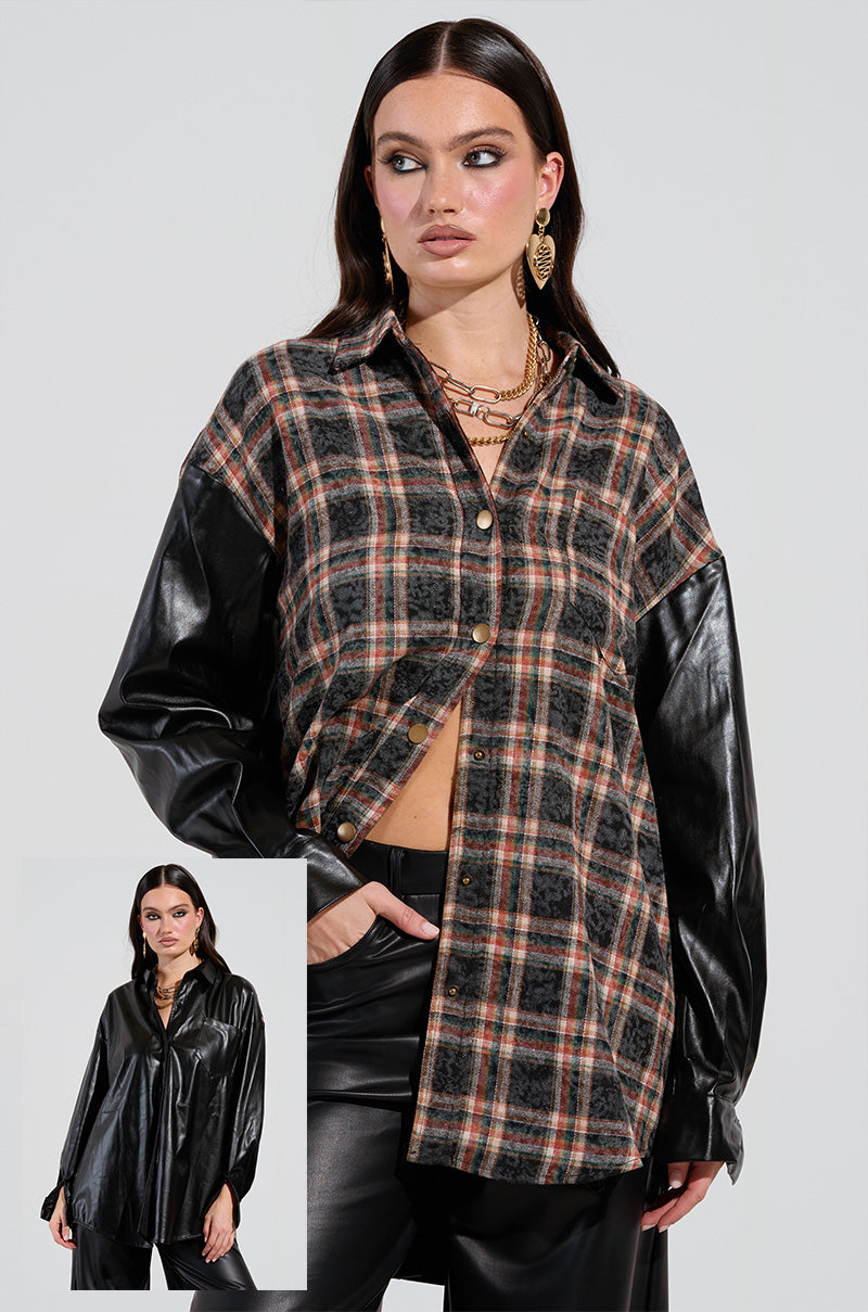 LANA BUTTON DOWN MULTI FUNCTION BLOUSE