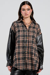 LANA BUTTON DOWN MULTI FUNCTION BLOUSE