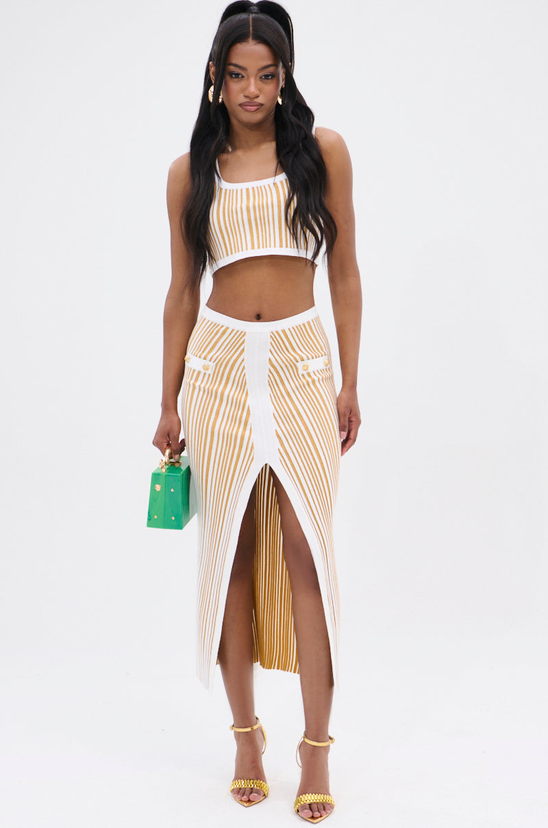 LIFE IS GOOD MAXI SKIRT