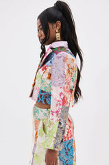 MIXED FEELINGS BROCADE BLAZER
