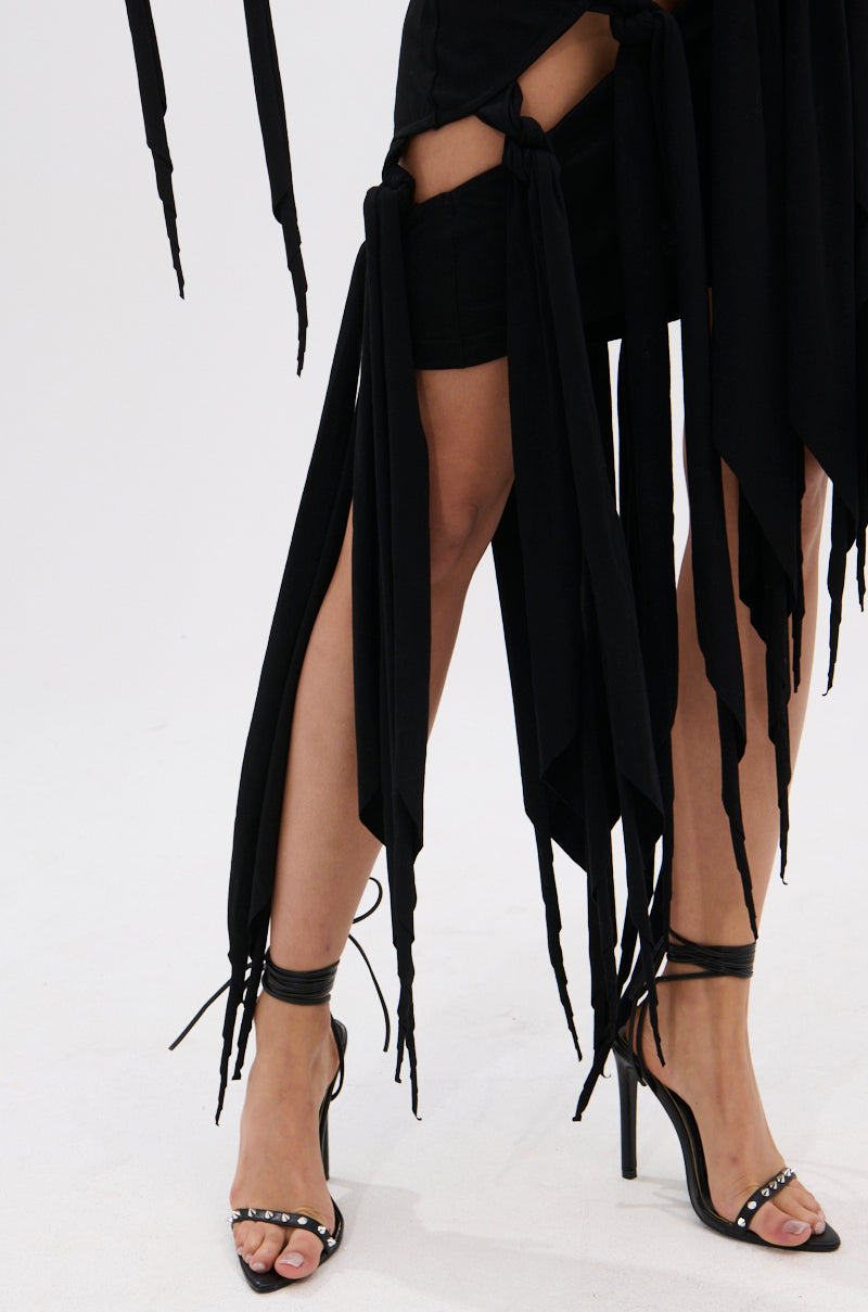 REVERIE MINI DRESS WITH TIES