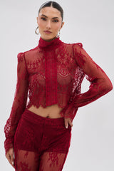 LOVE LOST LACE BLOUSE