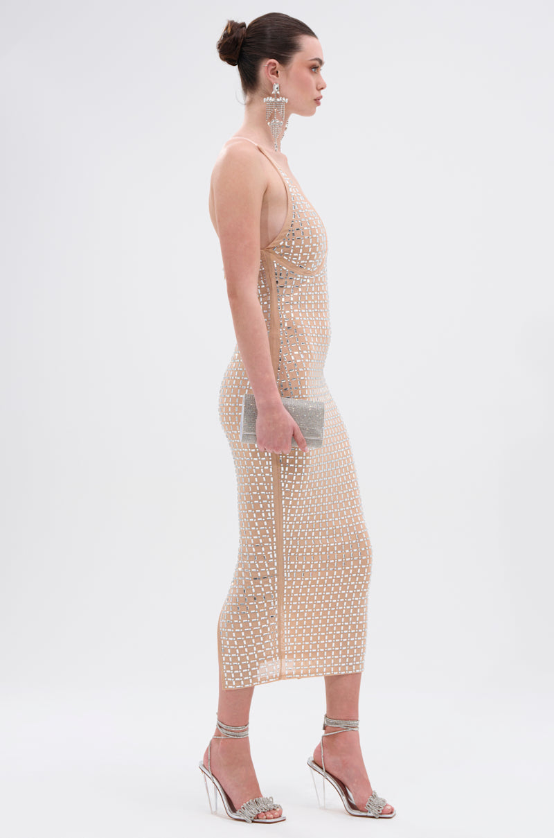 QUEEN OF EVERYTHING MIDI DRESS