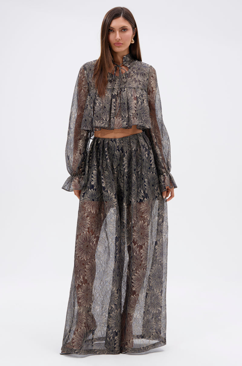 BEST GUEST LACE PALAZZO PANT