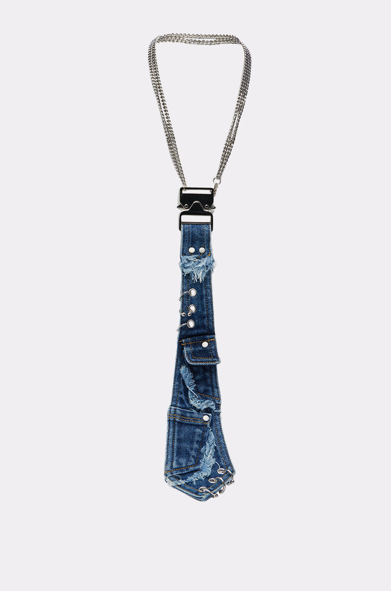MIXED FEELINGS DENIM TIE