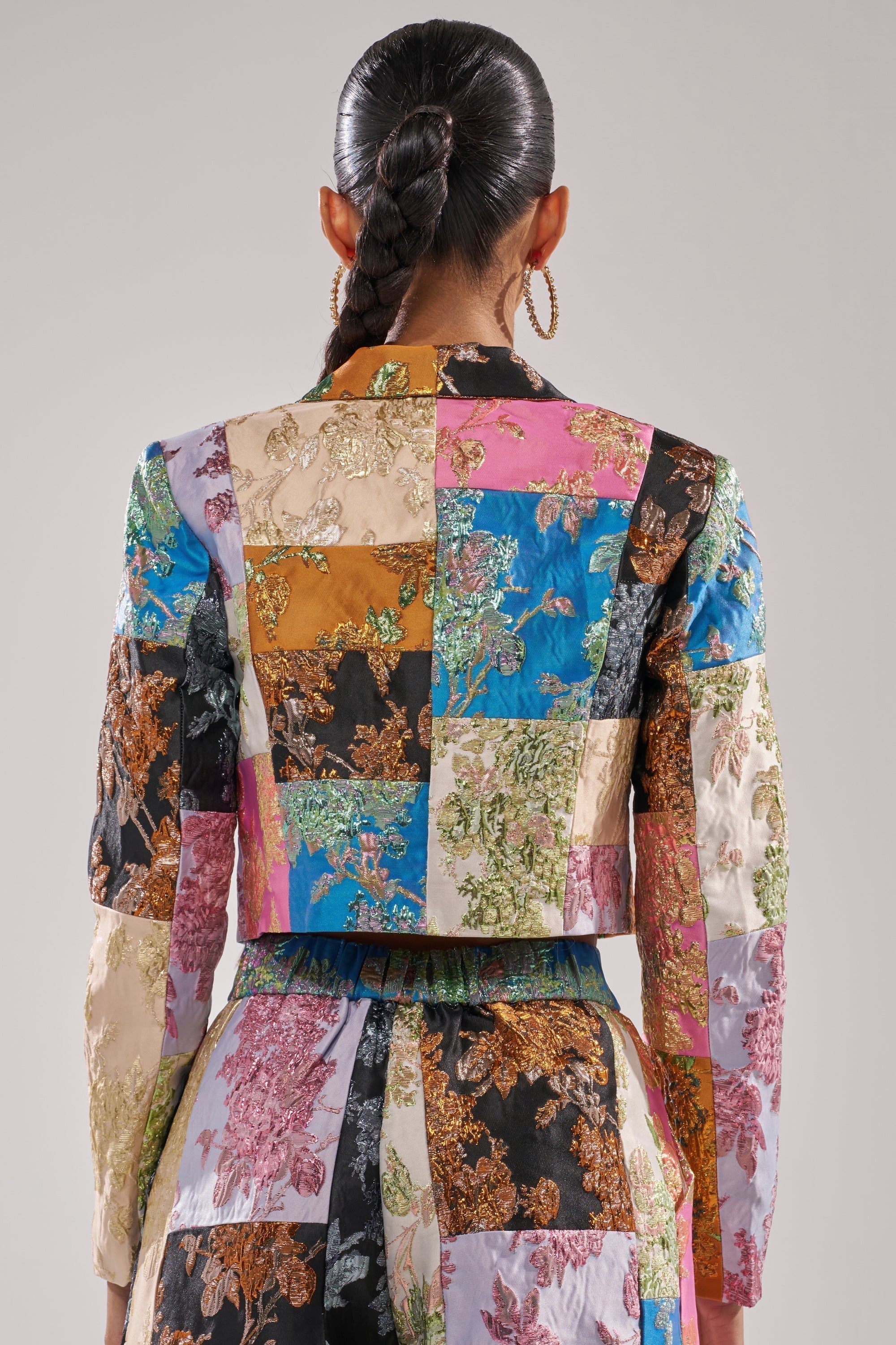 LOLITA PATCHWORK BROCADE BLAZER