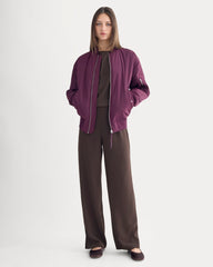 Drapey Crepe Pant | Dark Chocolate