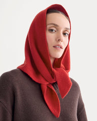 Cashmere Lovergirl Large Kerchief | Classic Red