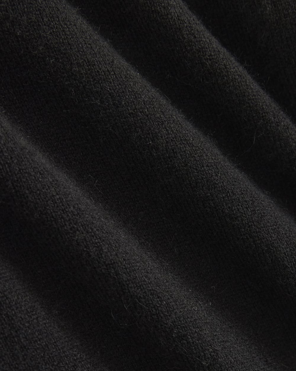 Cashmere Button-Up Shirt | Black