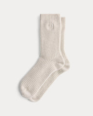 Everlane x Peace & Quiet Cashmere Socks | Bone