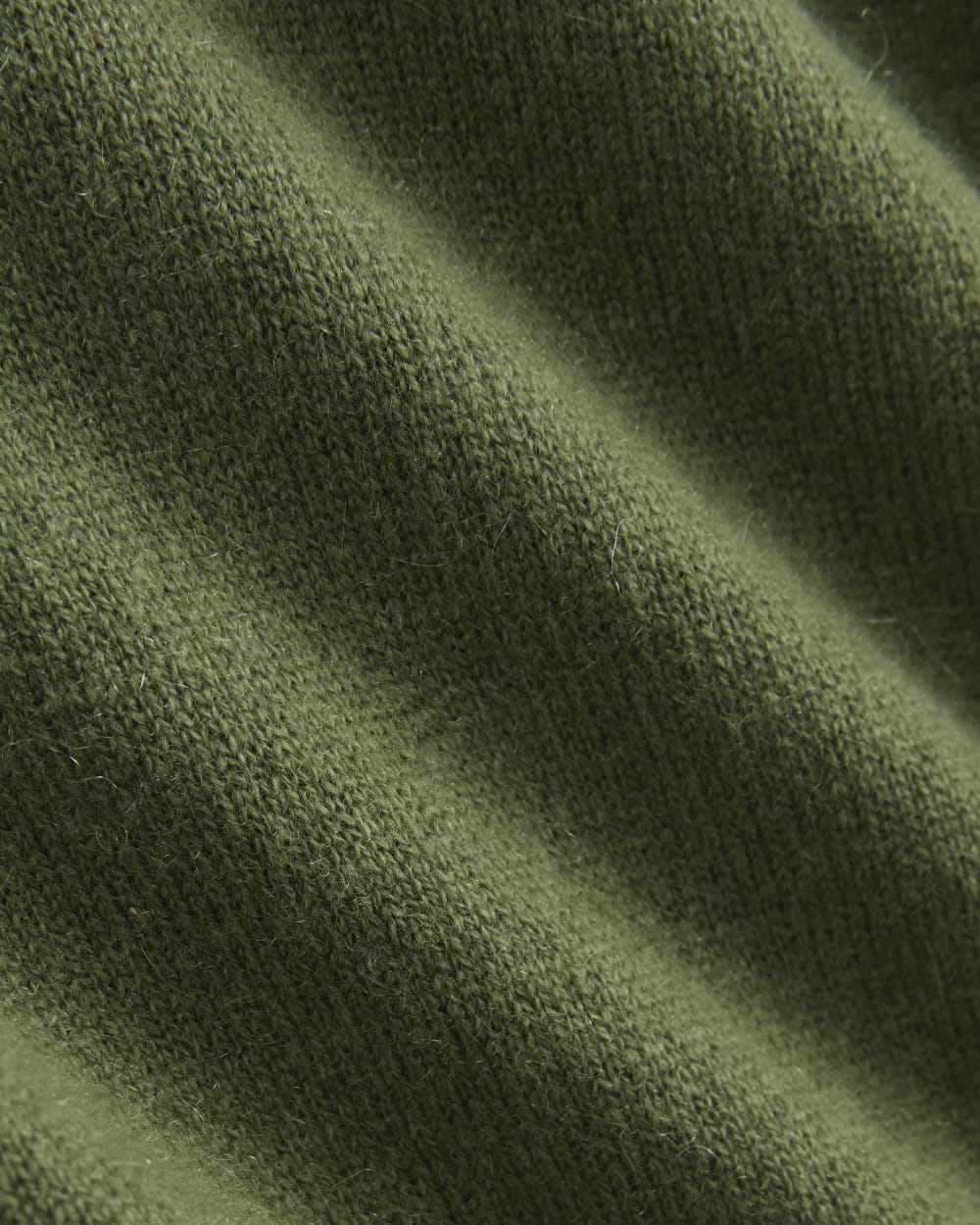 Cashmere Slim Crew Sweater | Forest Green