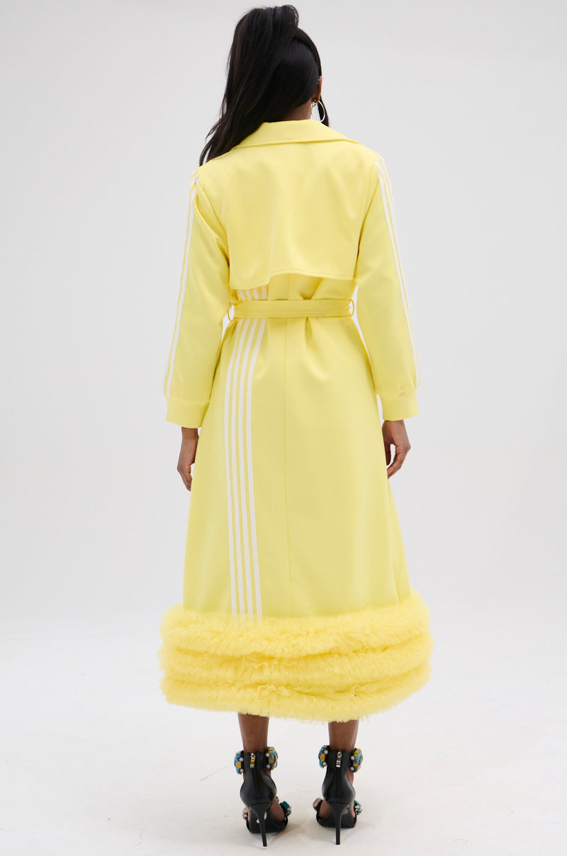 MIMOSA TULLE TRIM TRENCH