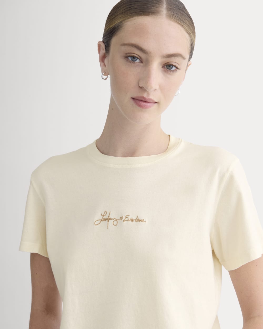 Everlane x The Laufey Foundation Box-Cut Tee | Bone