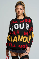 GLAMOUR OVERSIZED SWEATER
