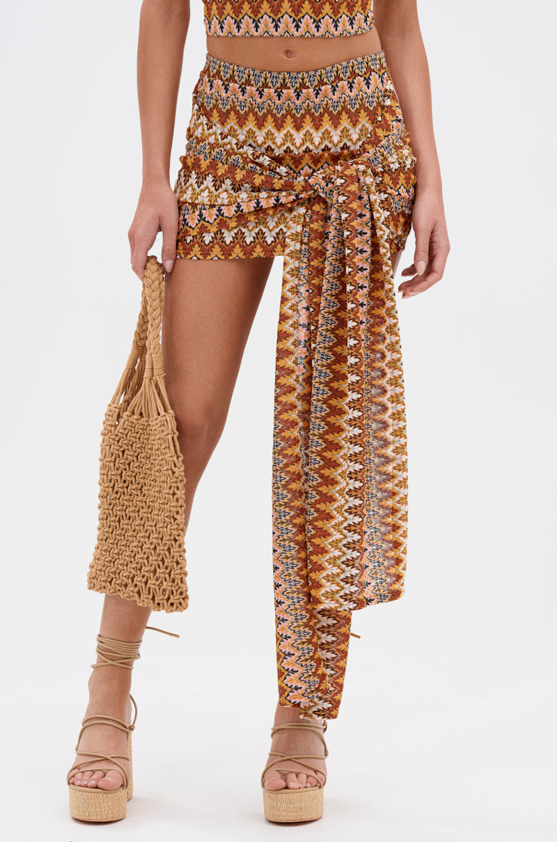 RELAX WITH ME MINI SKIRT