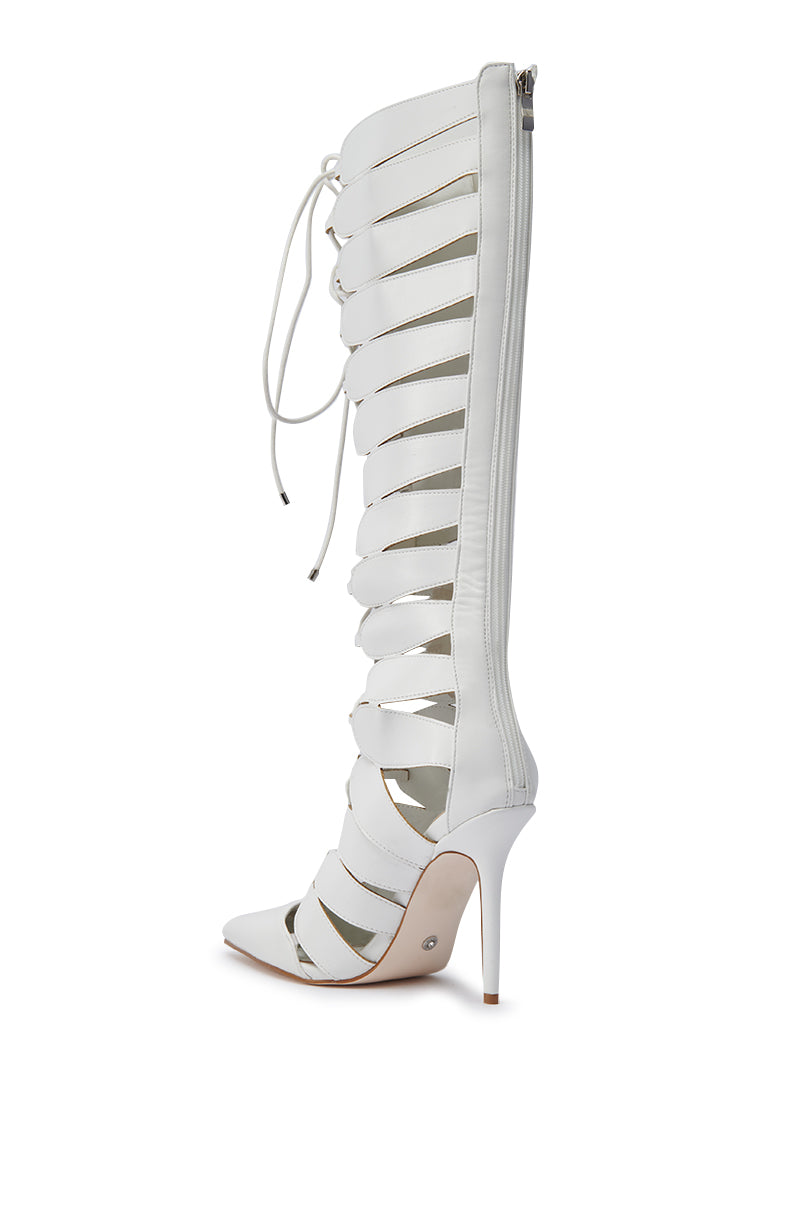 AZALEA WANG BASTIAN WHITE BOOT