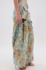 MARTHA FLORAL CARGO PANTS