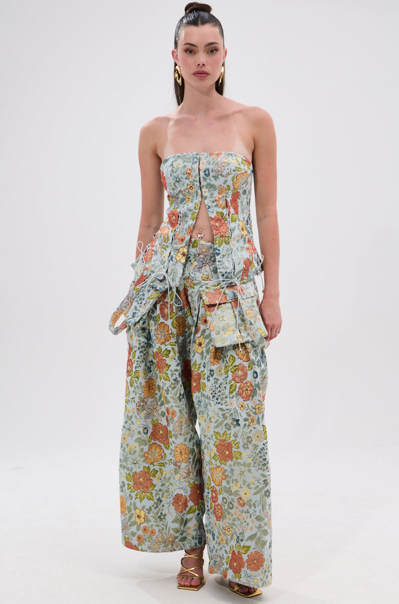 MARTHA FLORAL CORSET