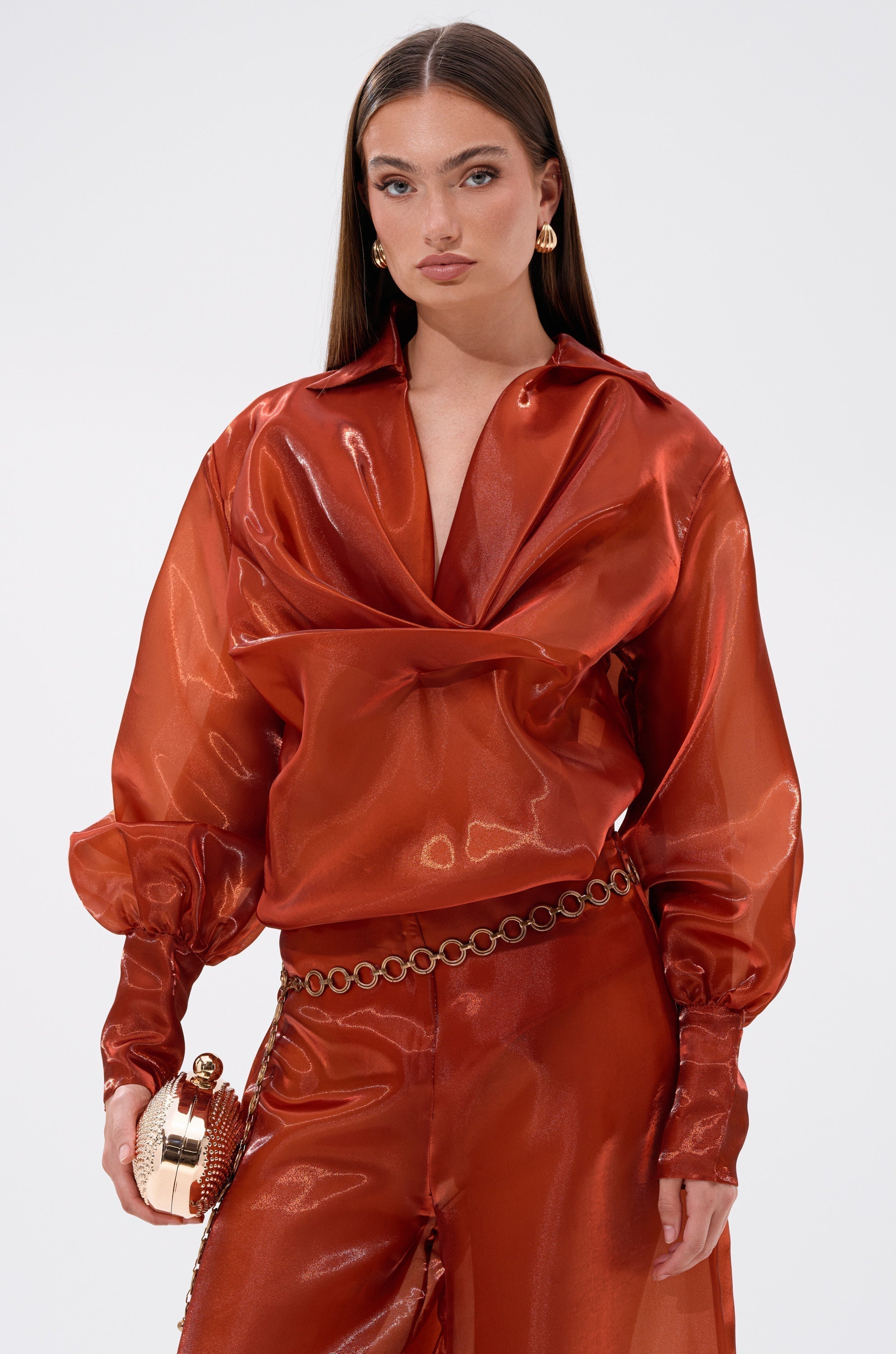 FEELING FREE CHIFFON BLOUSE