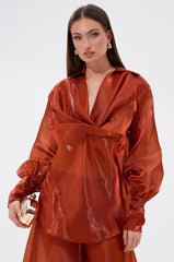 FEELING FREE CHIFFON BLOUSE