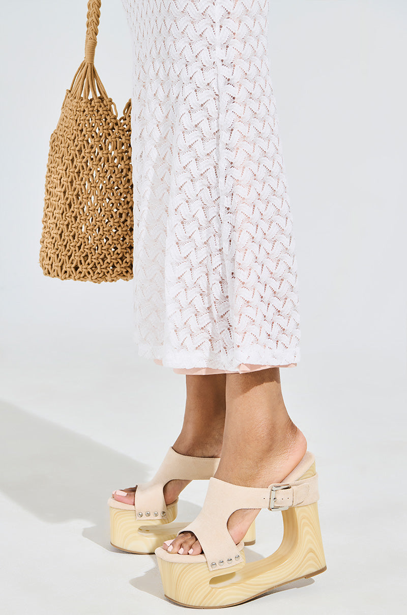 AZALEA WANG COPSE BEIGE SANDAL