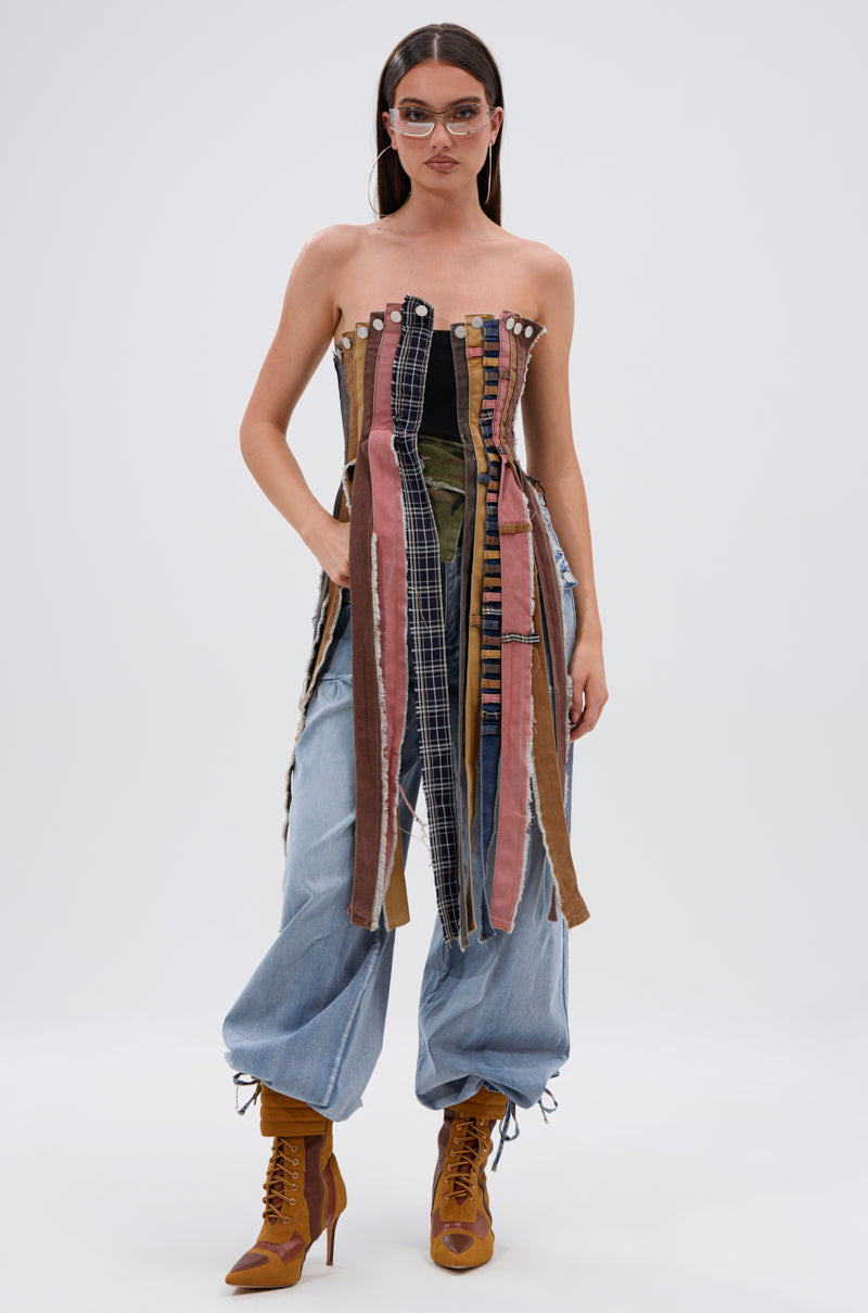 LAY IT LOW BALLOON PANT IN LIGHT BLUE