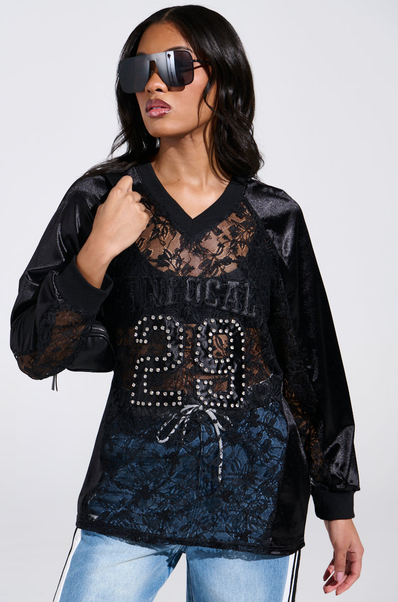KIKI LACE JERSEY