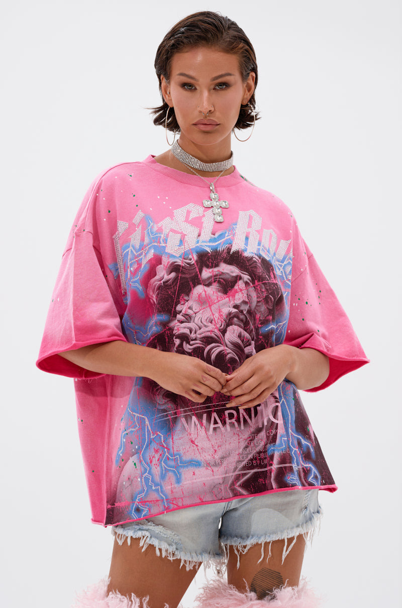 FADE INTO BLACK OVERSIZED TEE