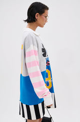 HERE FOR THE DRINKS PRINTED TSHIRT DRESS